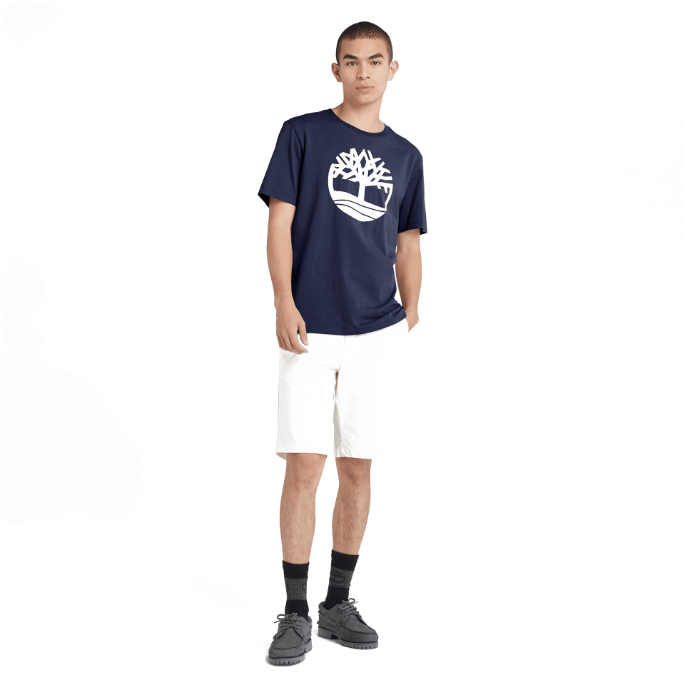 KENNEBEC RIVER Tree Logo Short Sleeve Tee DARK SAPPHIRE