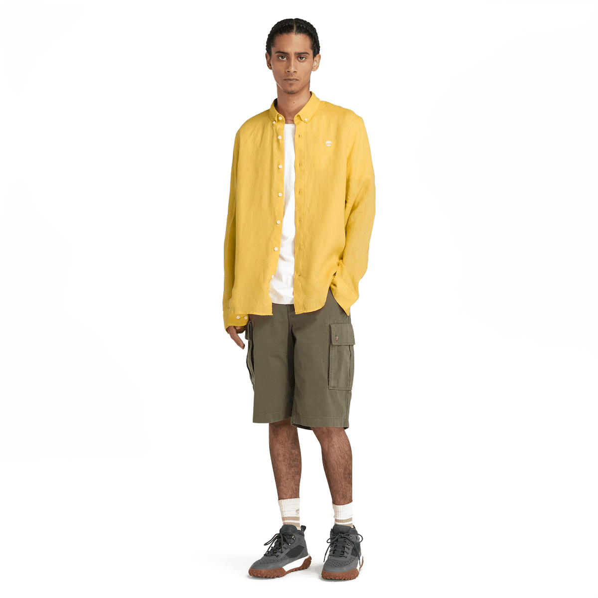 Mill Brook Linen Shirt Mimosa