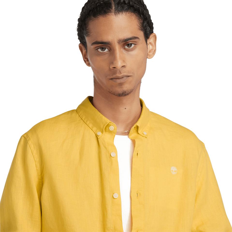 Mill Brook Linen Shirt Mimosa