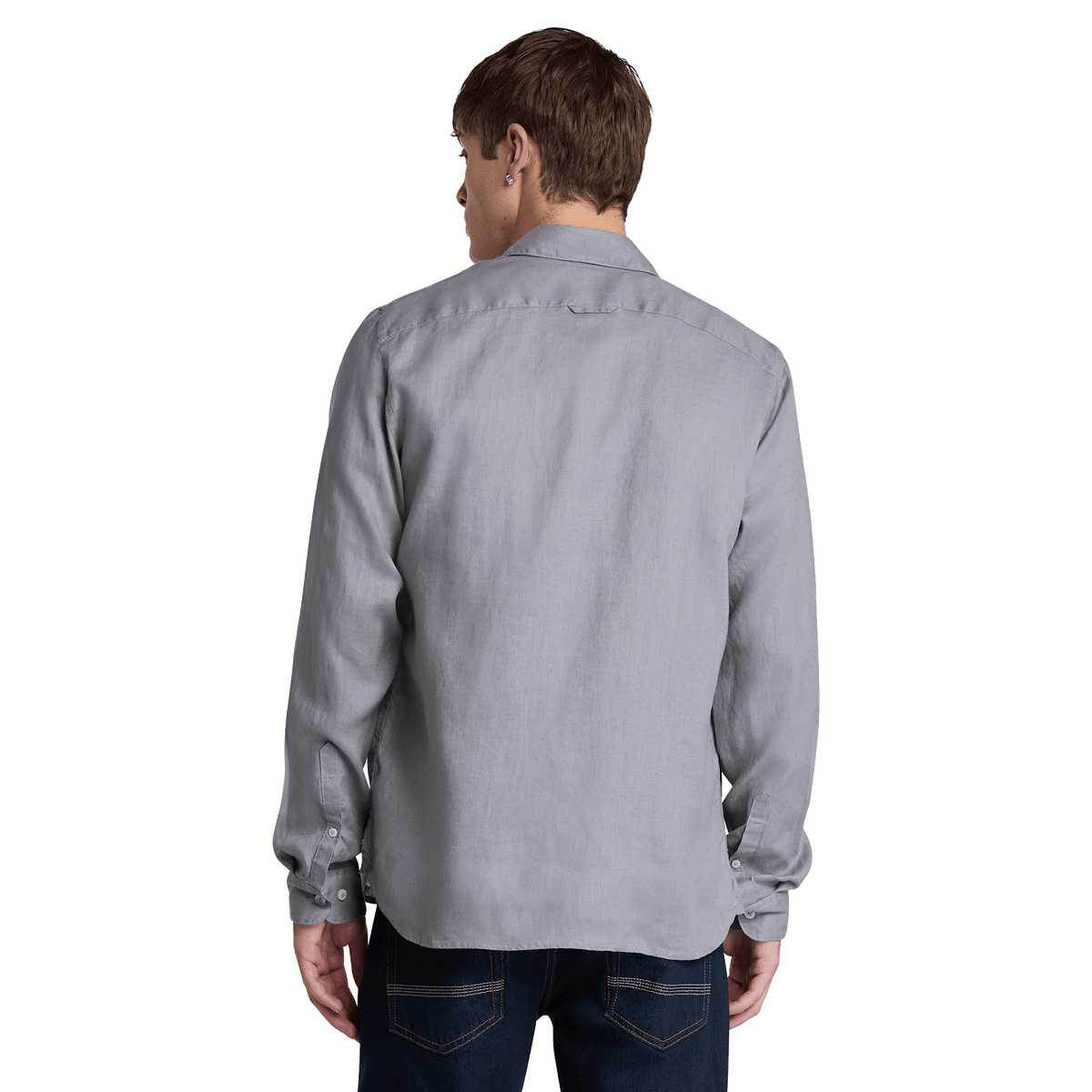 Mill Brook Linen Shirt Quicksilver Yd