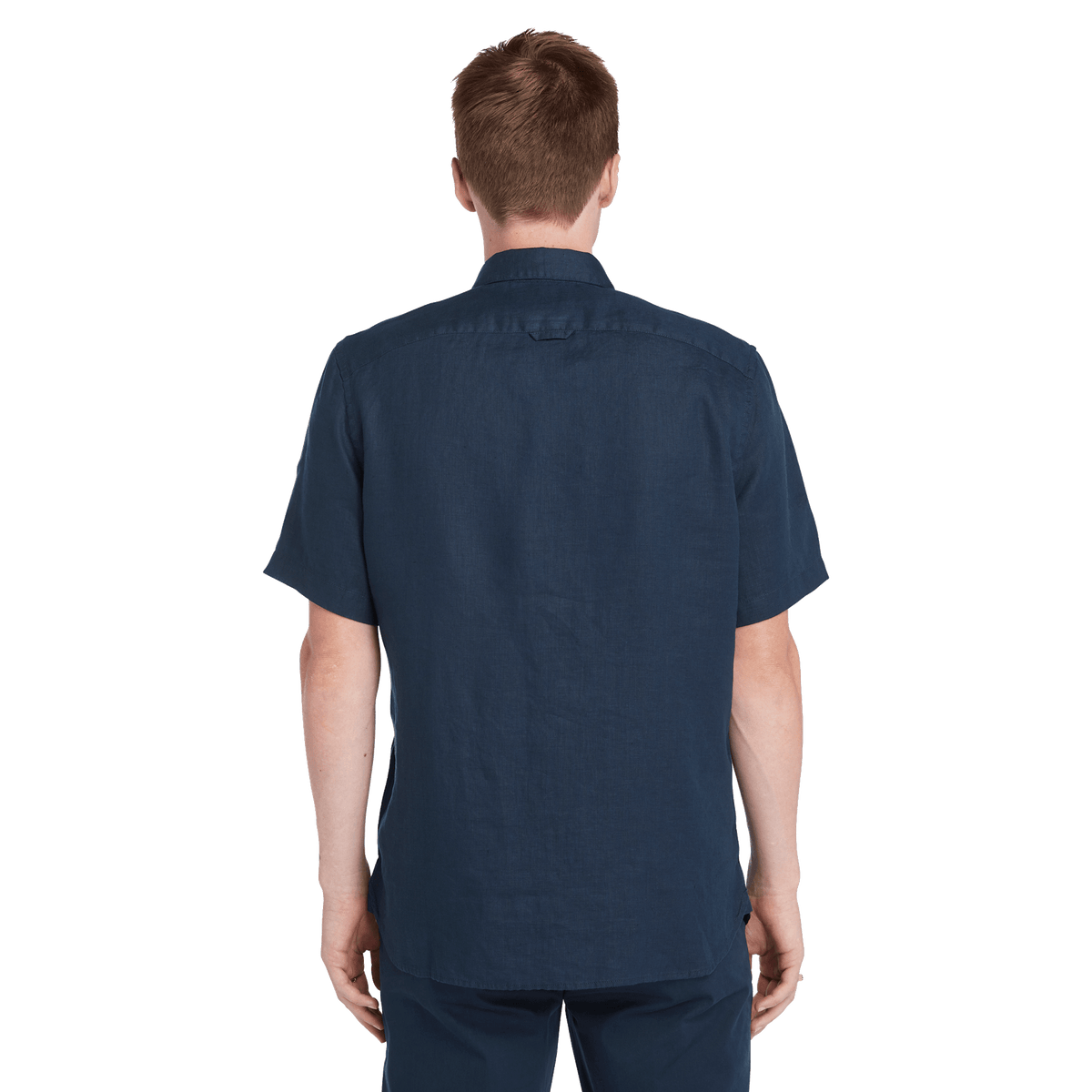 Mill Brook Linen Short Sleeve Shirt Dark Sapphire