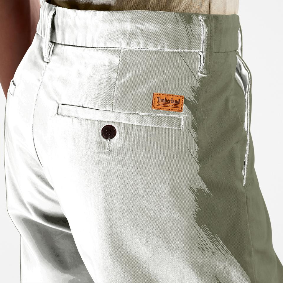Claremont Twill Chino Short Leaf Green