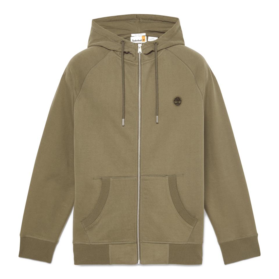 Exeter River Loopback Full Zip Hoodie Leaf Green
