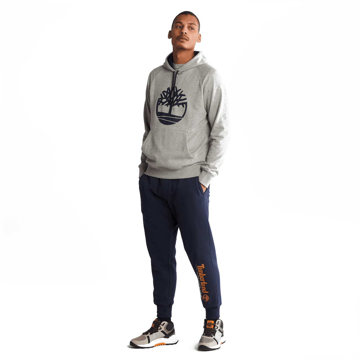 Northwood Tfo Tree Logo Loopback Hoodie Medium Grey Heather