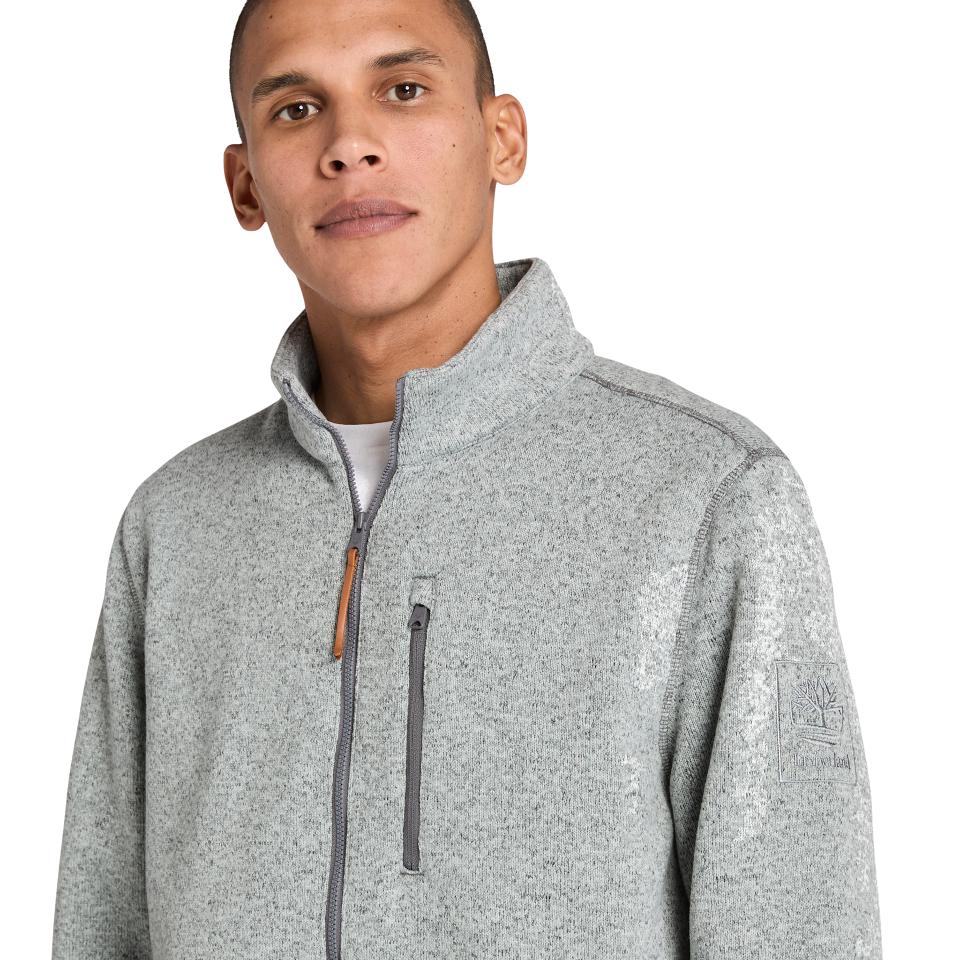 Melange Fleece Jacket Medium Grey Heather
