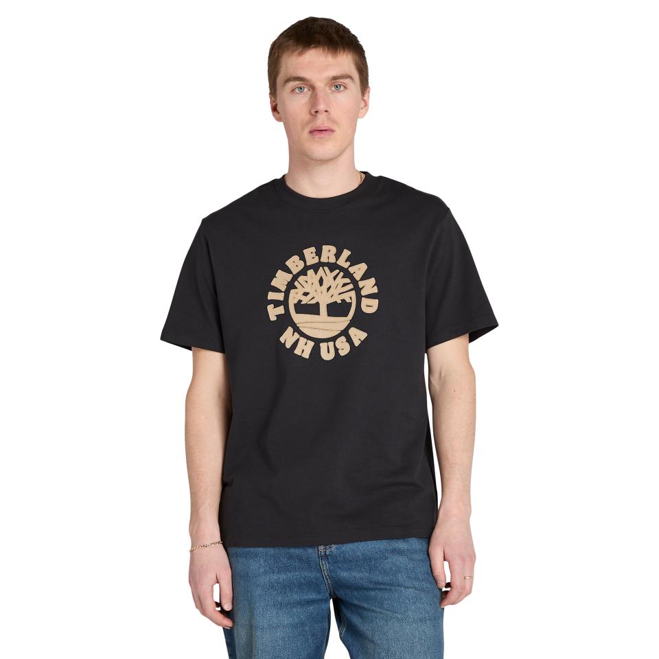 Holiday Front Graphic Ss Tee Black