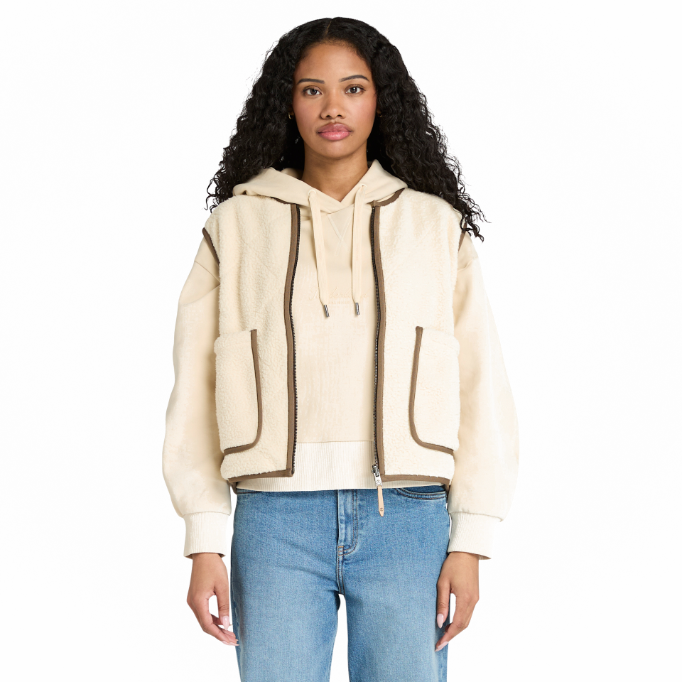 Sherpa Fleece Vest ANGORA