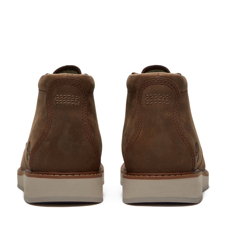 Redwood Edge Essntl Mid Lace Up Chukka Boot Dark Brown Full Grain