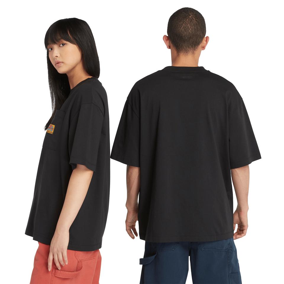 Short Sleeve Pocket Tee Black