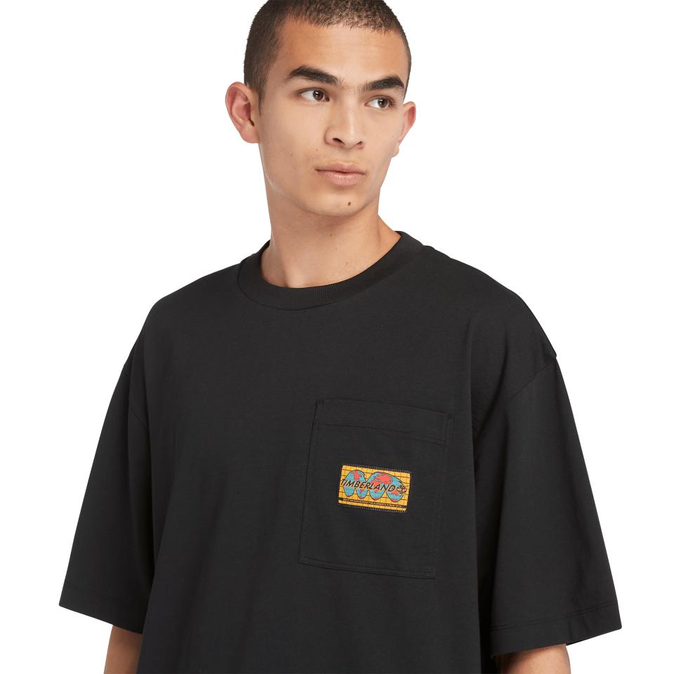 Short Sleeve Pocket Tee Black