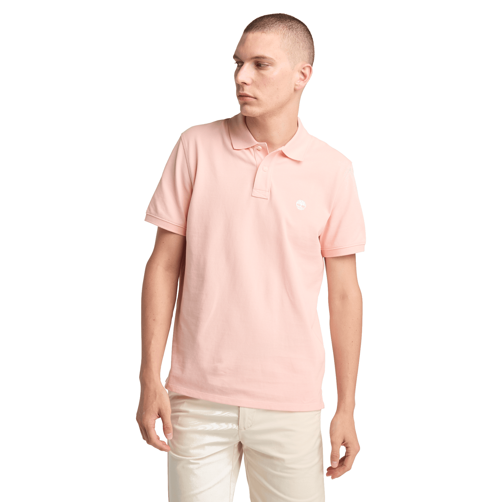 Millers River Pique Short Sleeve Polo Tropical Peach