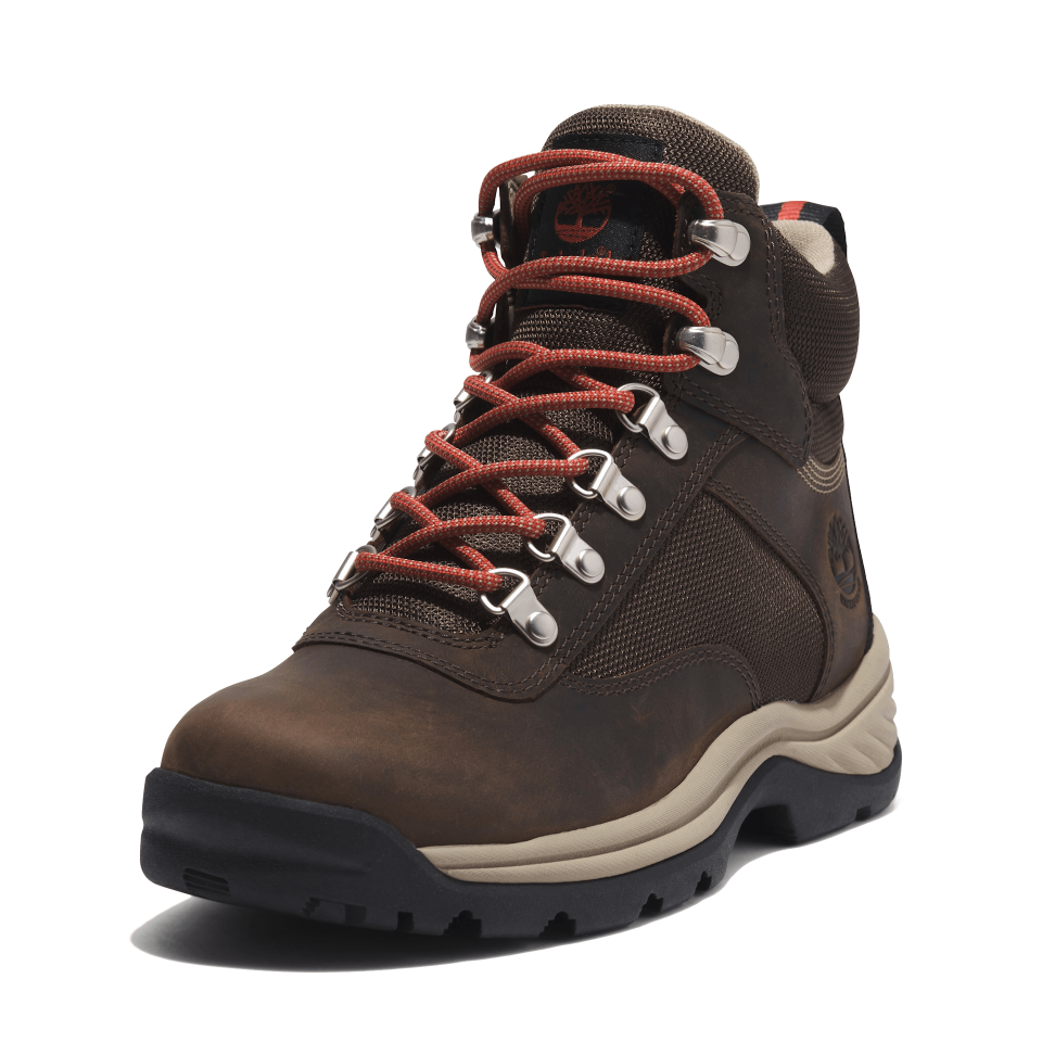 White Ledge Mid Lace Up Waterproof Hiking Boot Chocolate Brown