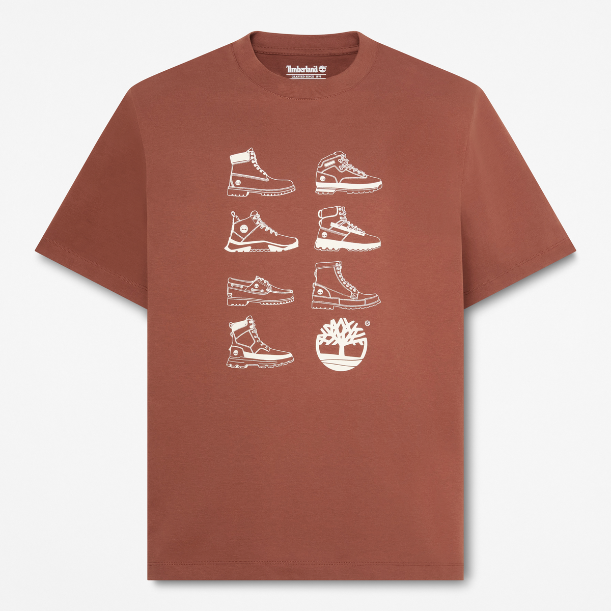 Iconic Footwear Ss Graphic Tee Brownout