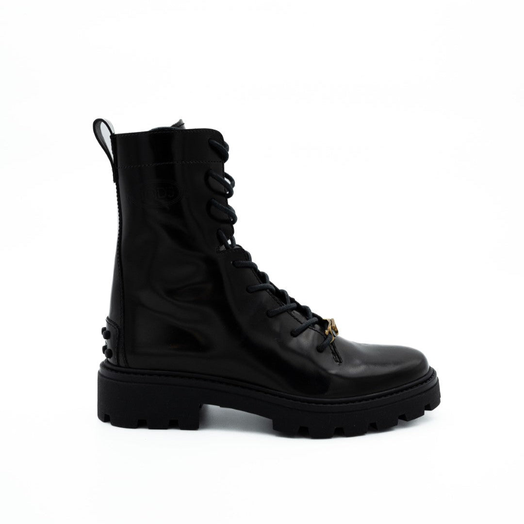 Tod&#39;s - Combat Boots - Noir