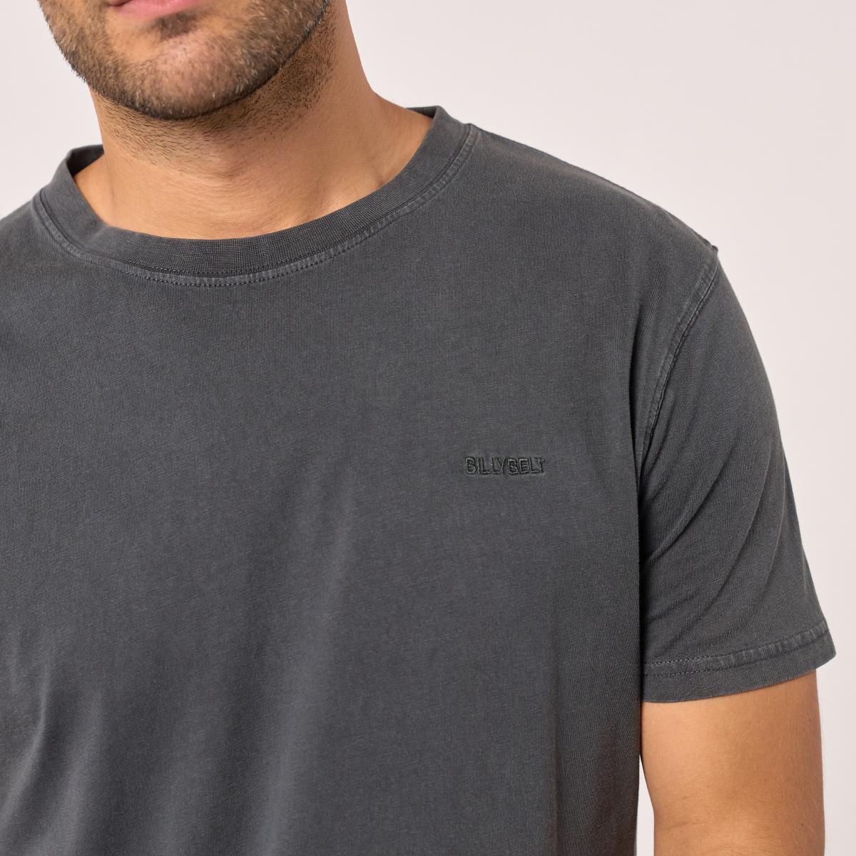 T-shirt en 100% coton bio garment dye - Gris