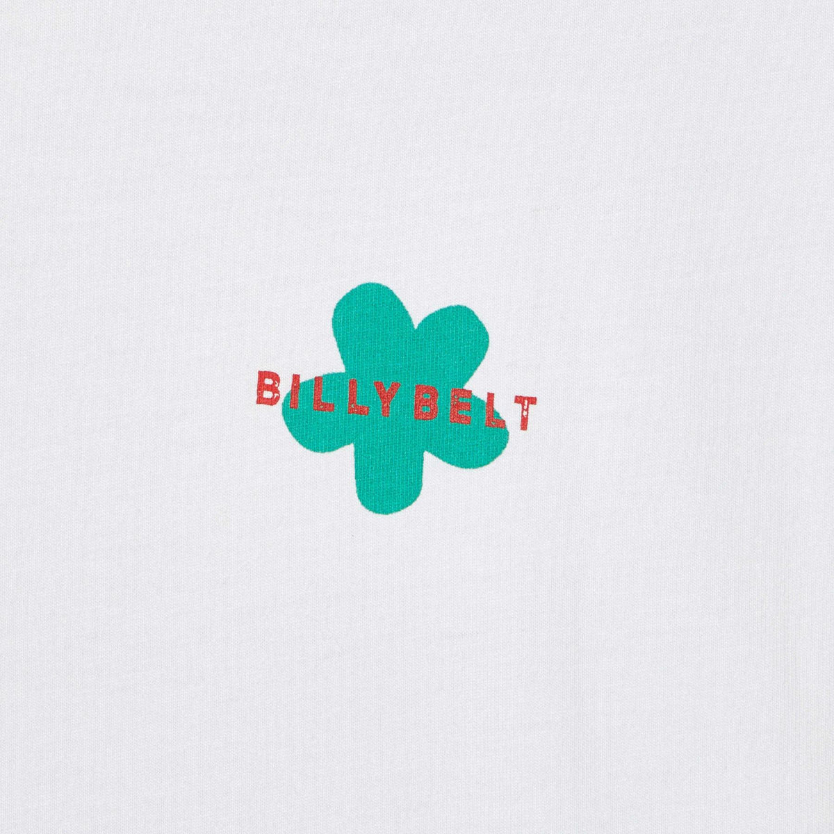 T-shirt en 100% coton bio vintage - Blanc, imprimé fleurs