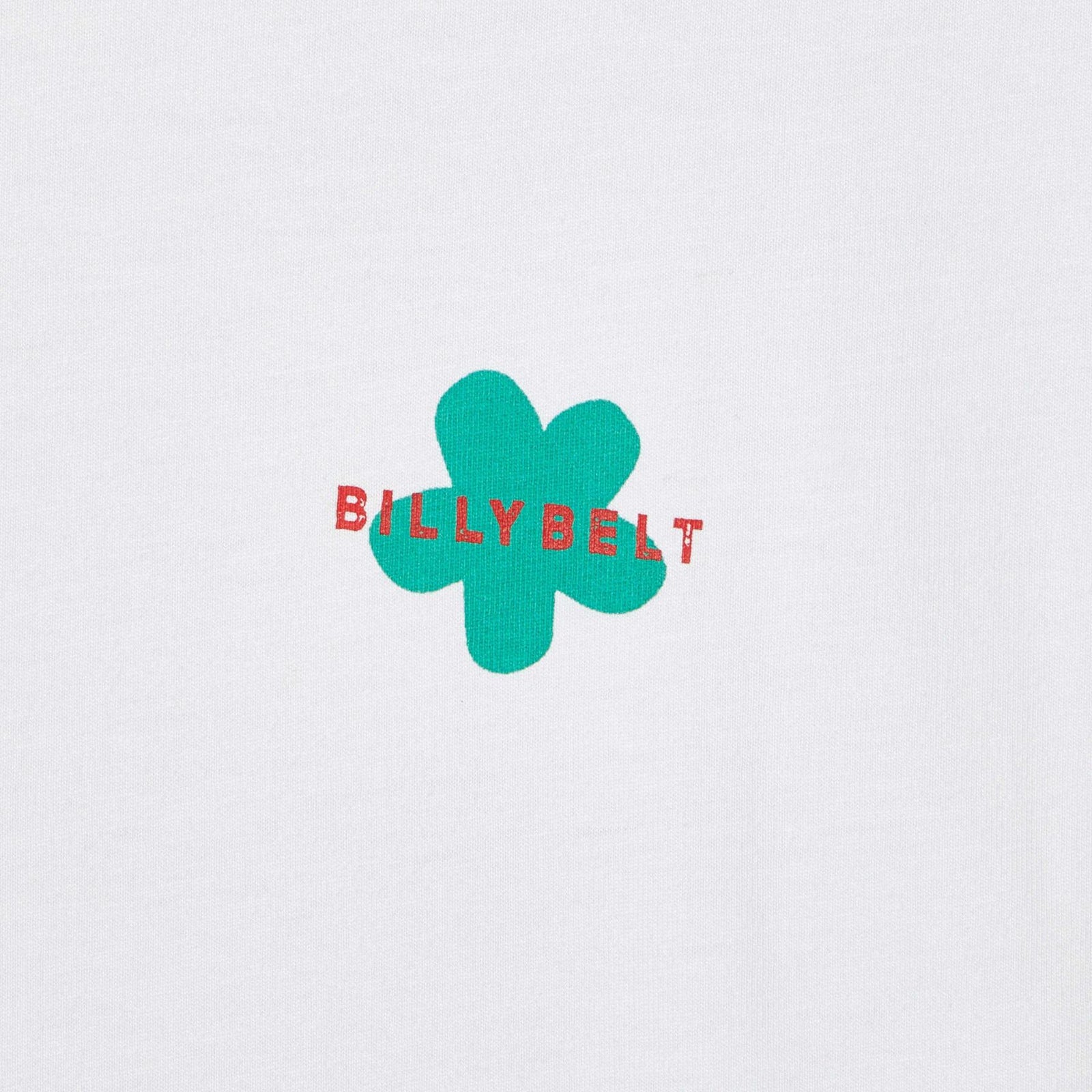 T-shirt en 100% coton bio vintage - Blanc, imprimé fleurs