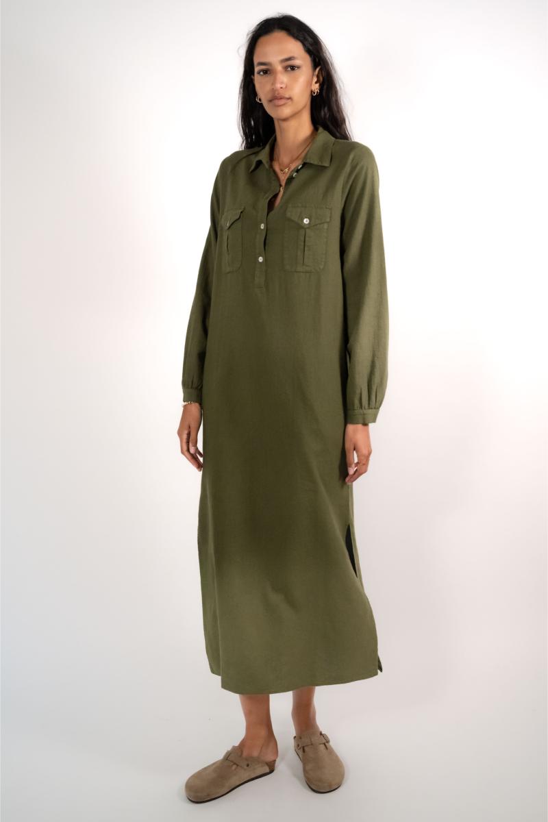 Robe - Violetta - Khaki