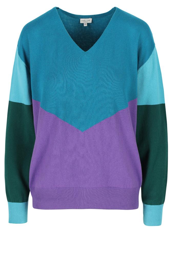 Améline - Pull - Antigone - Paisley Purple