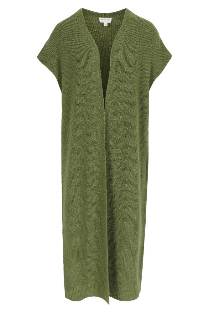 Améline - Cardigan Maille - Augustine - Martini Olive