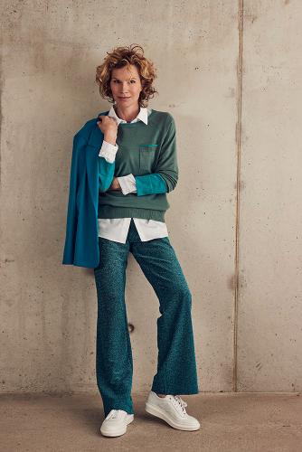 Mayerline - Pantalon Jersey - Cami - Blue Atoll