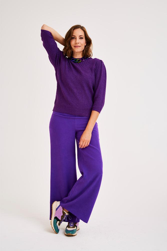 Améline - Pantalon - Catlijn - Purple Coralites