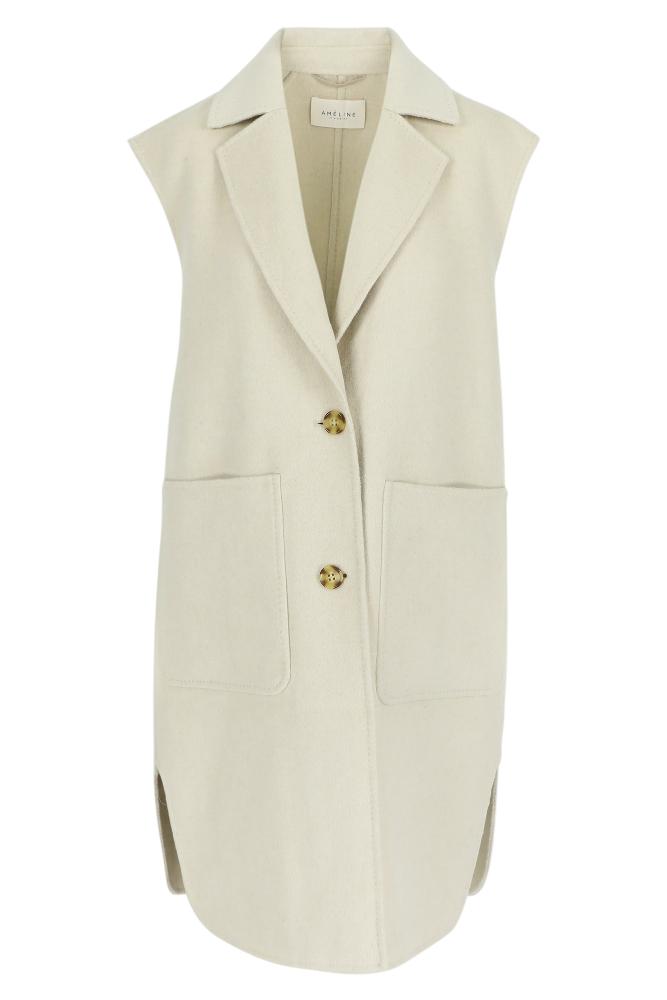 Améline - Blazer Sans Manche - Deta - Black White Simplicity