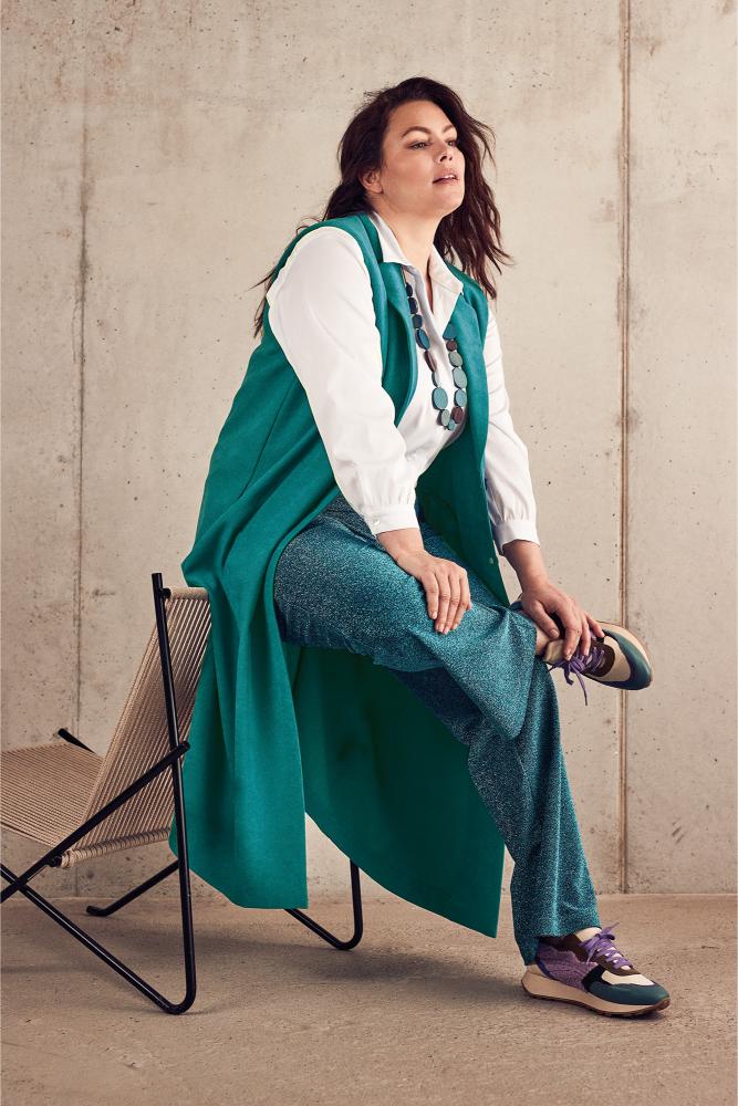 Améline - Blazer Sans Manche - Dotty - Ocean Depths