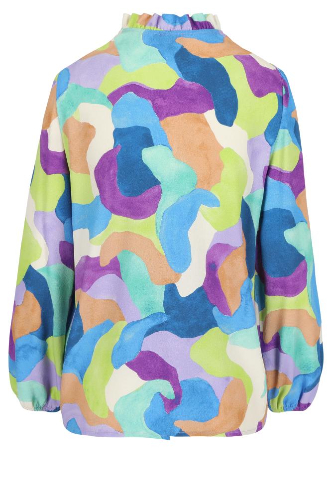 Mayerline - Blouse - Jazir - Blue Atoll