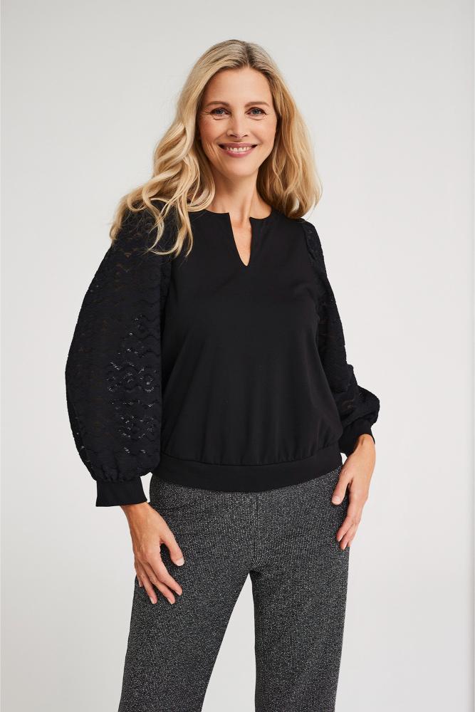 Mayerline - Blouse - Jesas-V - Black Beauty