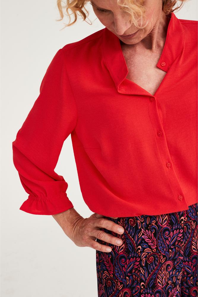 Améline - Blouse - Juar - Hybiscus Flash