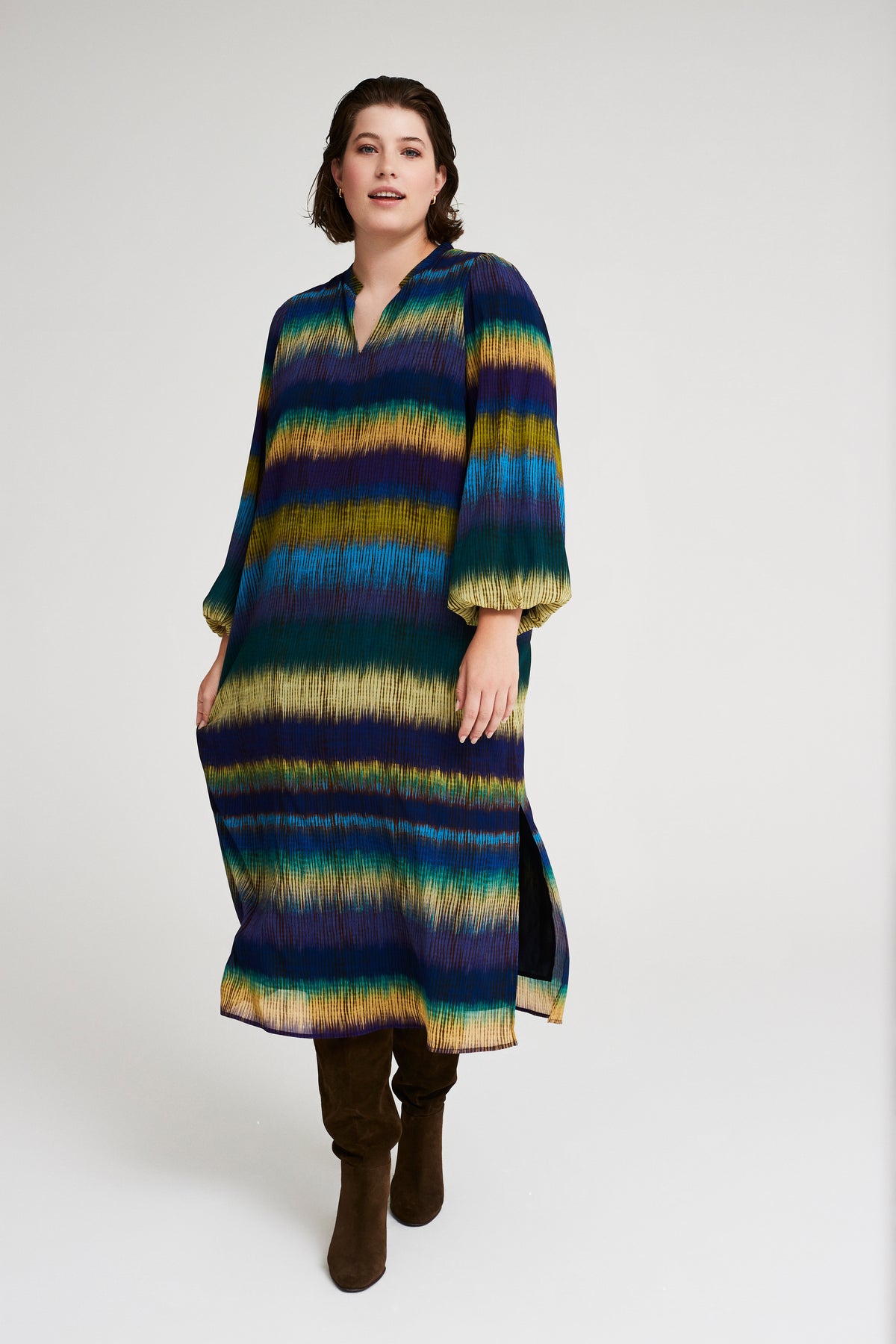 Améline - Jurk - Reffani - Royal Blue