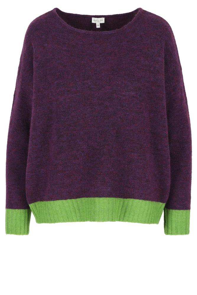 Améline - Pull - Alora - Italian Plum