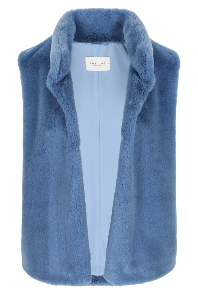 Améline - Blazer Sans Manche - Dominiek - Sterling Blue