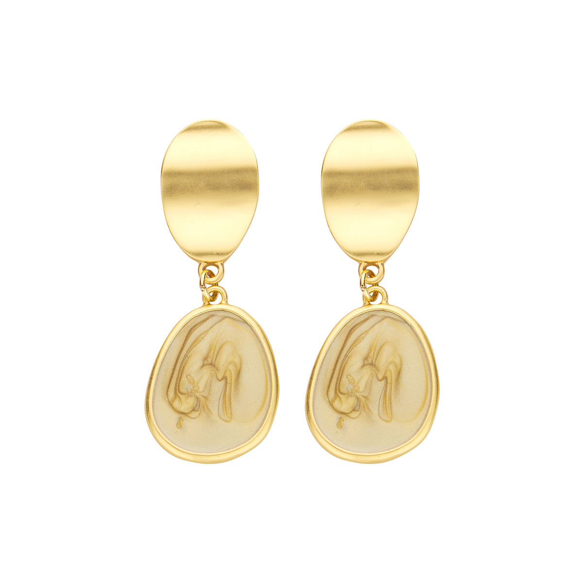 Boucles - Ximon D'Oreilles Beige