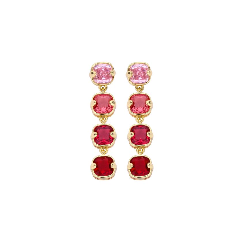 Boucles D'Oreilles - Xob33 Oorbellen Multi Paars