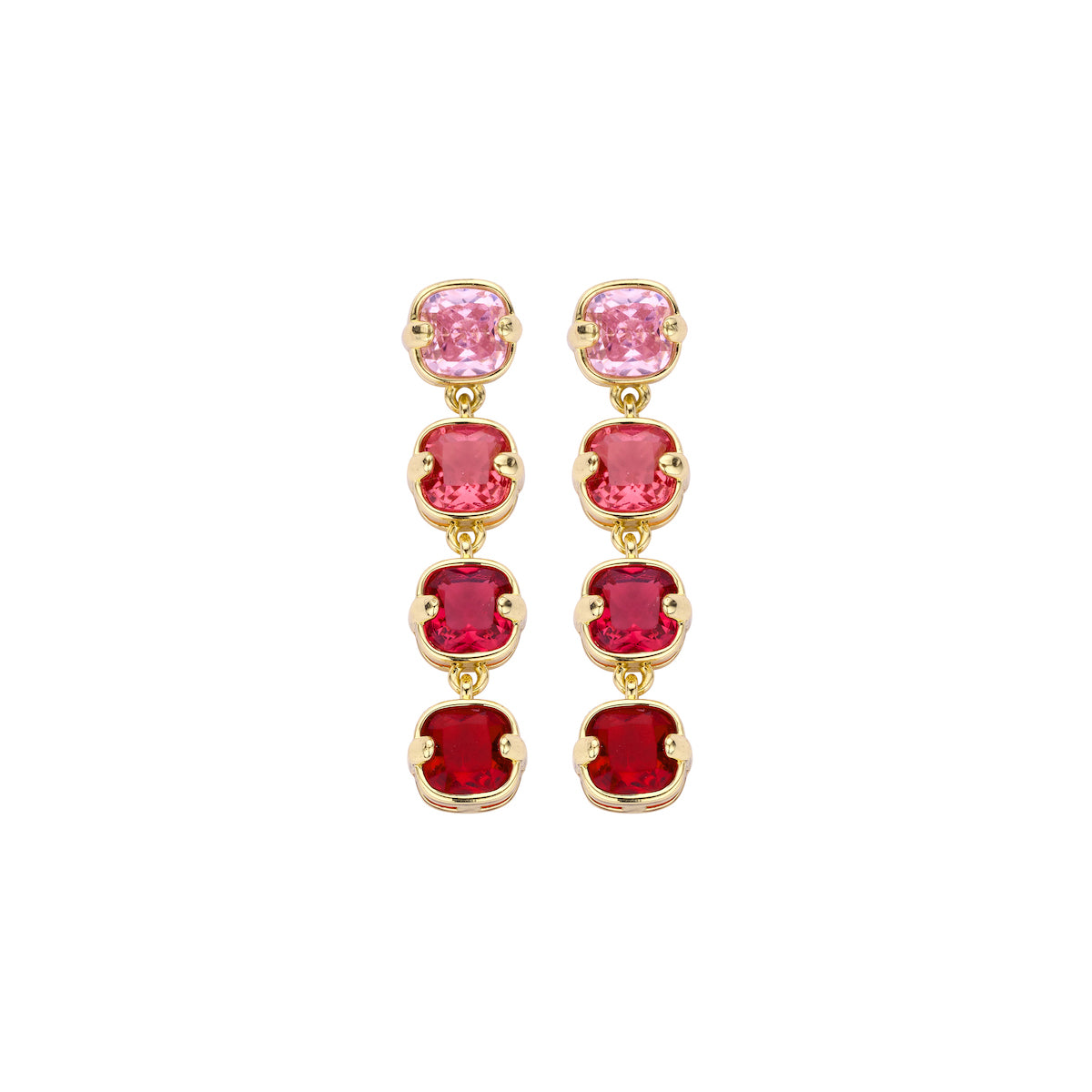 Boucles D'Oreilles - Xob33 Oorbellen Multi Roze