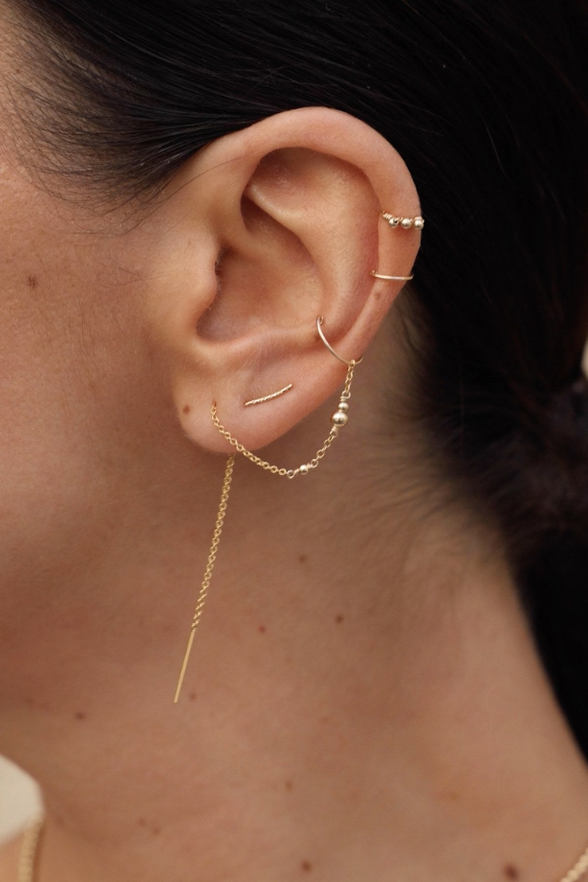 Boucles d'oreilles - Satellite Or