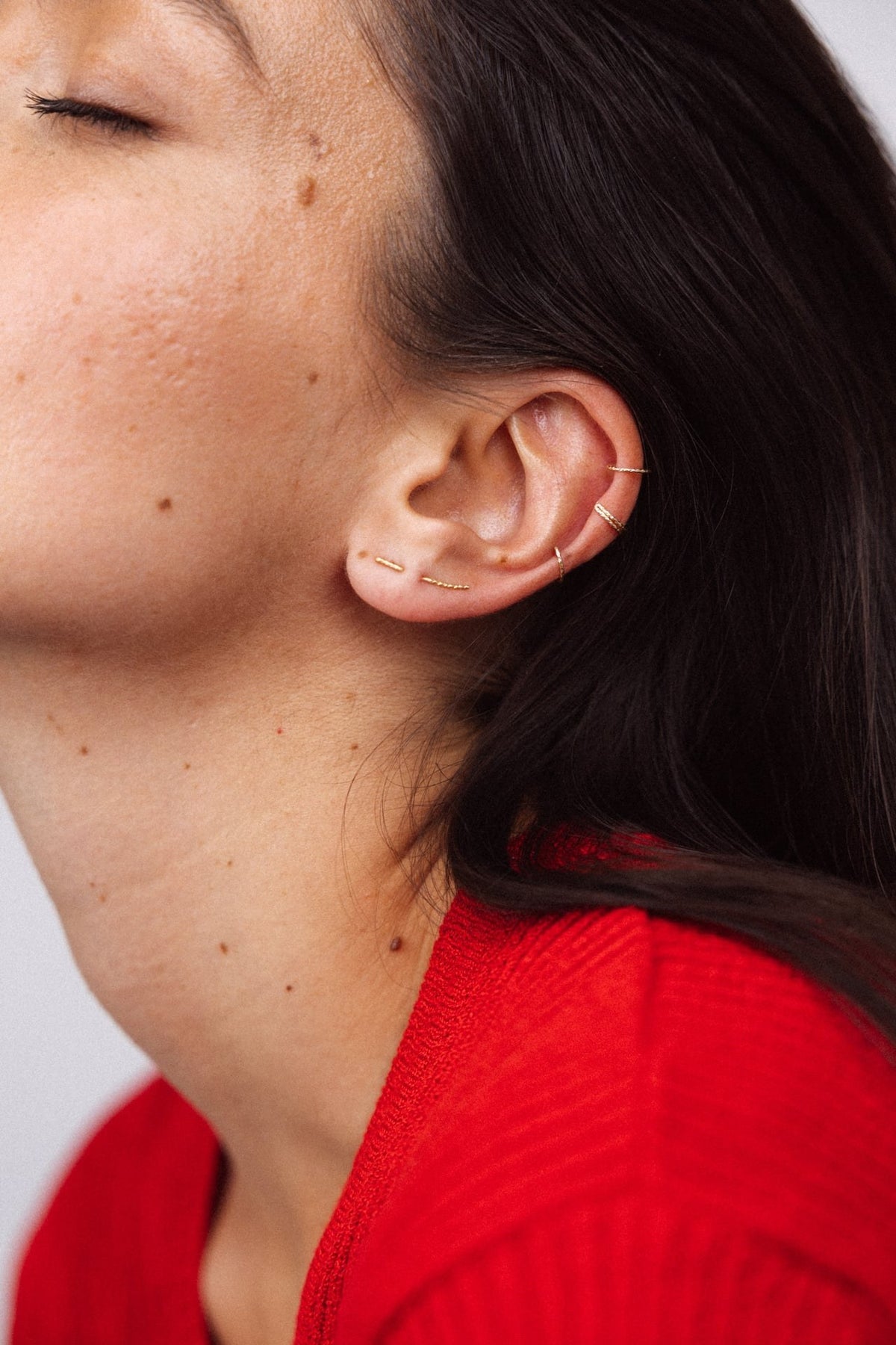 Boucles d'oreilles - Mini climber Éclat Or