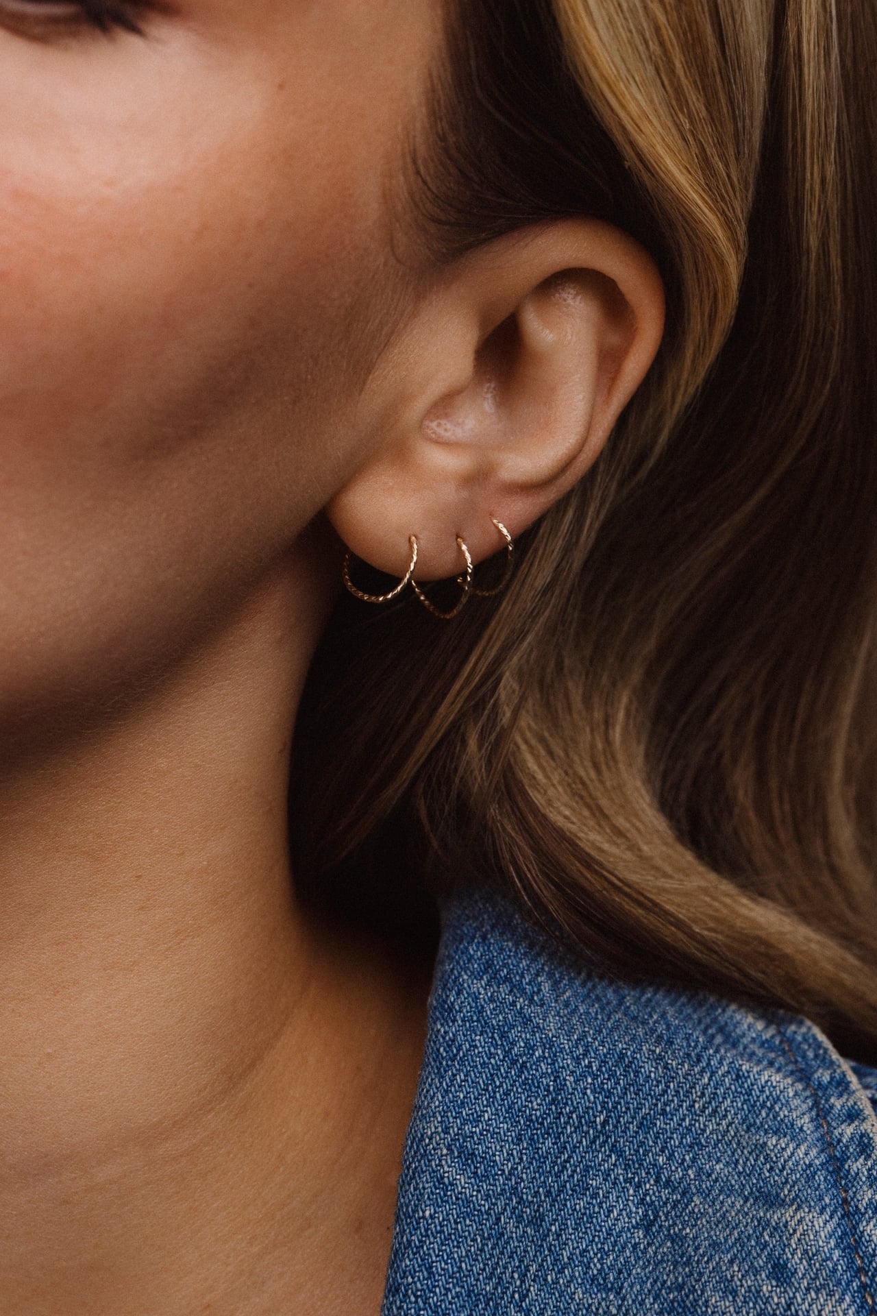 Boucles d'oreilles - Mini créoles Éclat Or