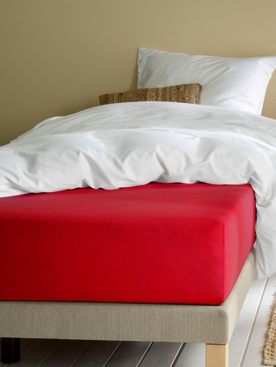 Drap housse Alina deep red