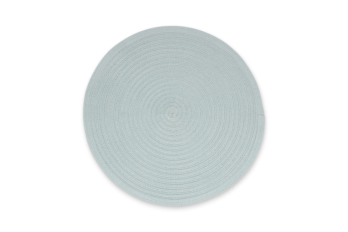 Ona - Placemat 36cm rond blauw Nala - 1 SET - 4 stuks