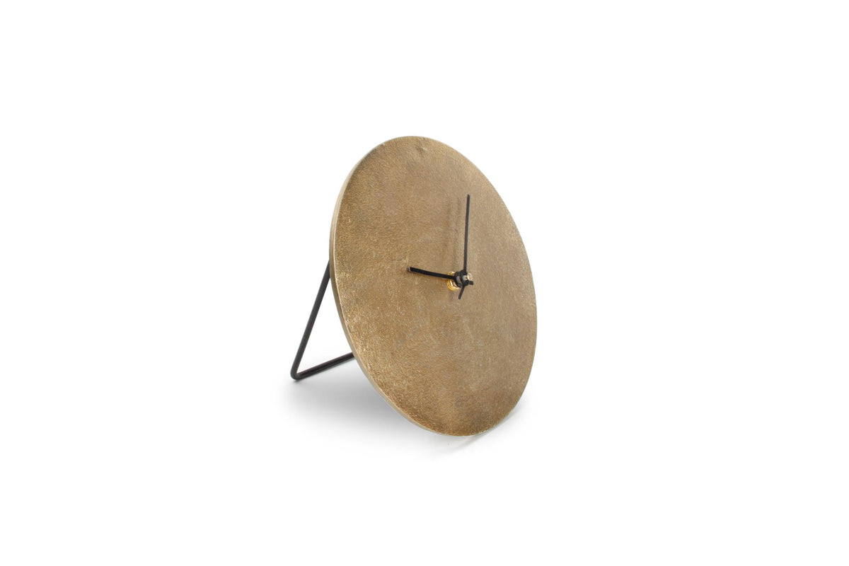 S&P - Tafelklok 20cm goud Zone