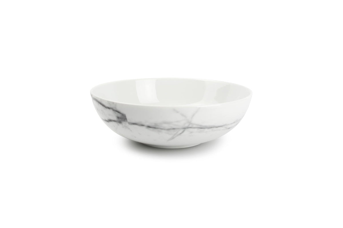 S&P - Stone Bol 18xH6cm marble Stone - set/4