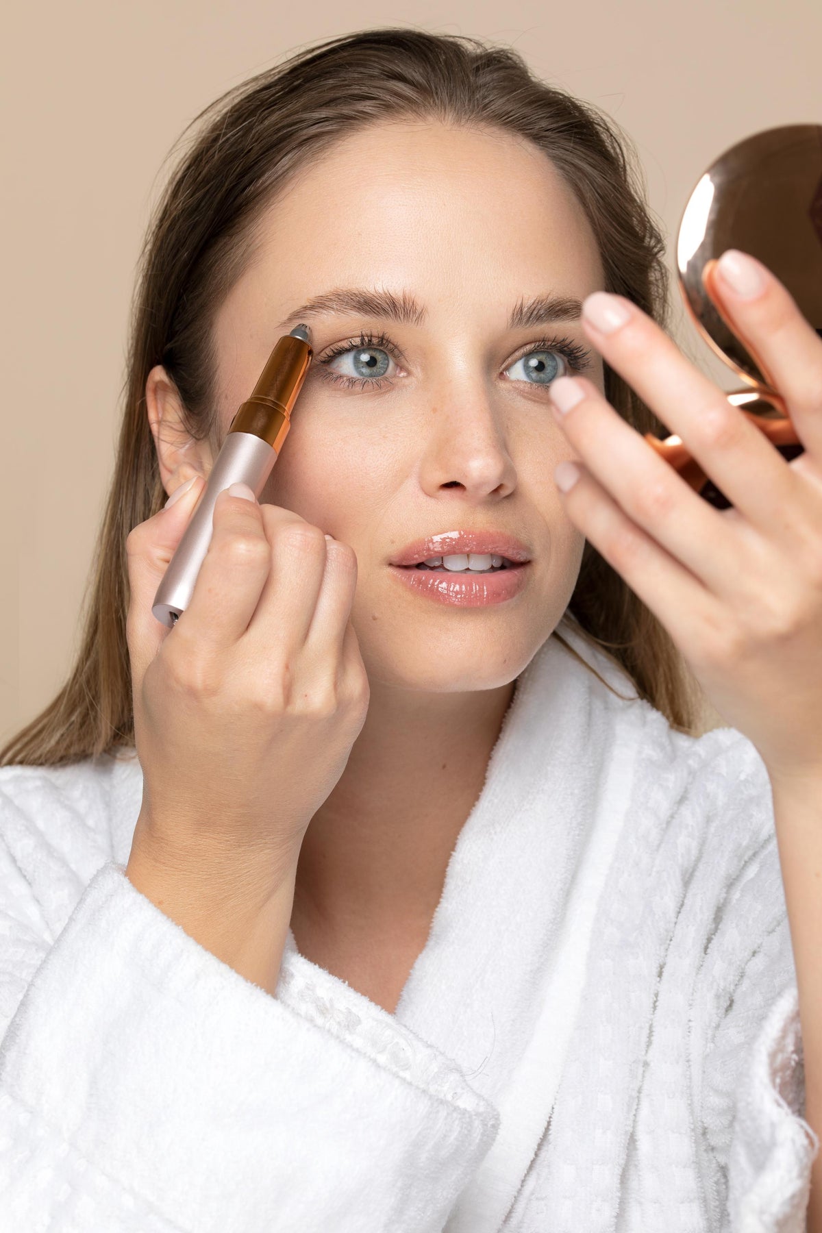 Mini Épilateur Visage Et Sourcils - Roze