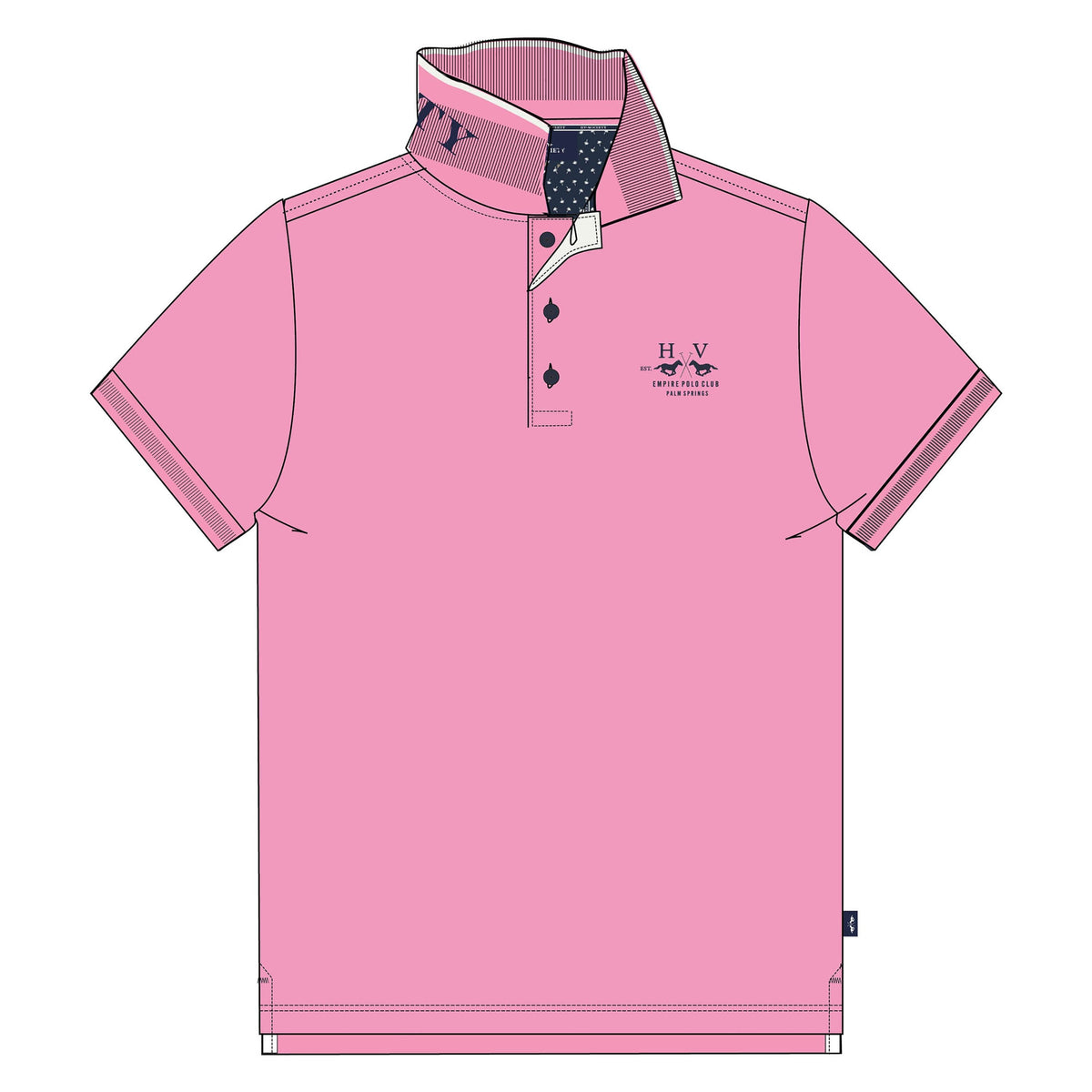 Hv Society - Polos - Rose bégonia