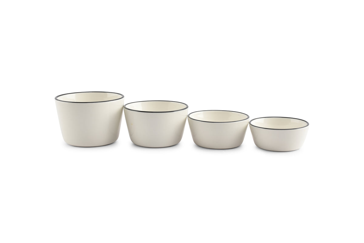 S&P - Nero Bol 4 pièces blanc Nero - 1 SET - 4 pièces