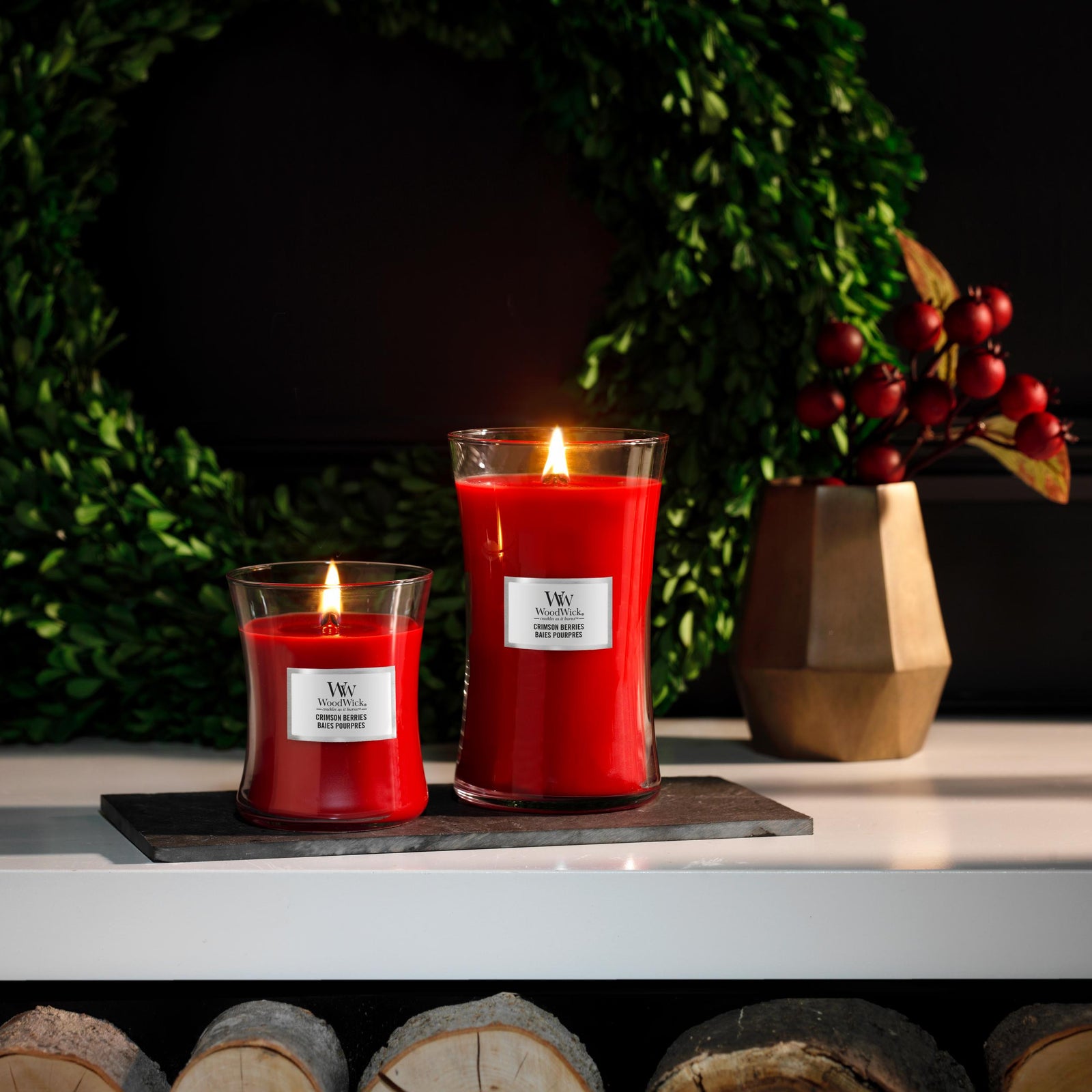 WW Crimson Berries Large Candle