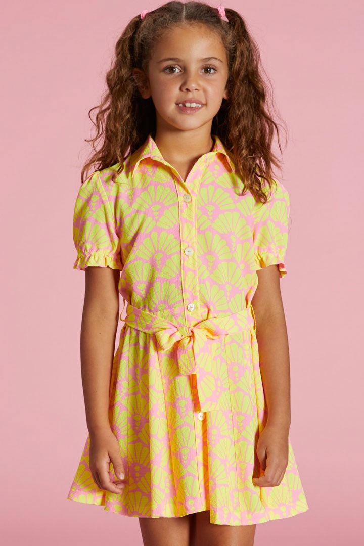 Dress Dua - Pink Yellow Gradient