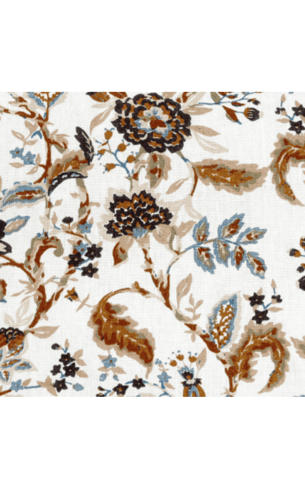 Housse De Coussin - Mahe 00% Lin Imprimé - Tabac